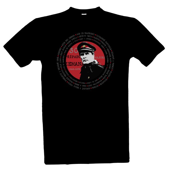 Tričko s potiskem (všech) :-) 30 případů Majora Zemana
