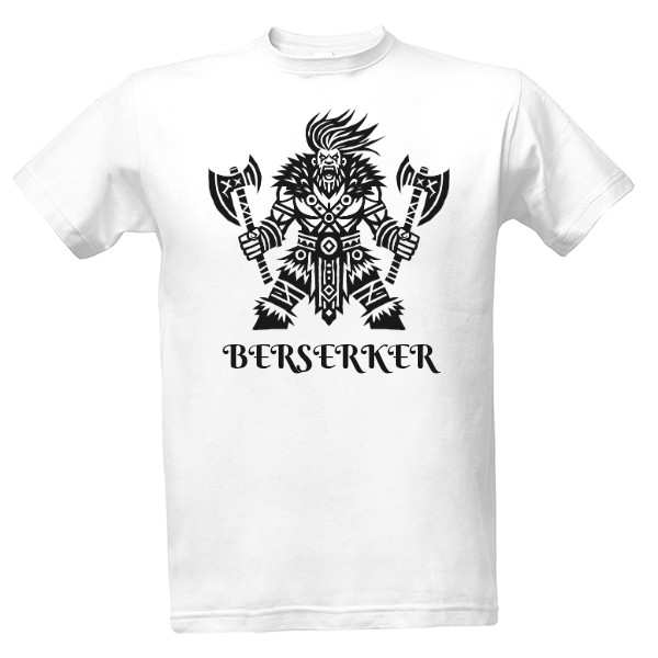 Tričko s potiskem berserker tribal viking č