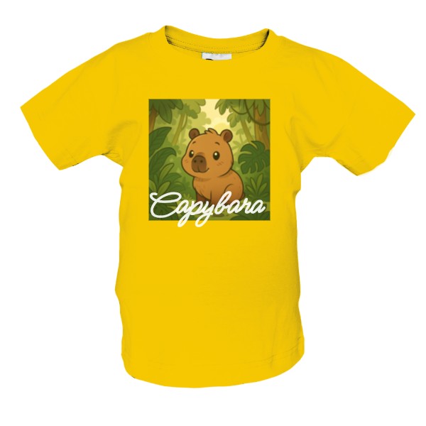 Tričko s potiskem Capybara 