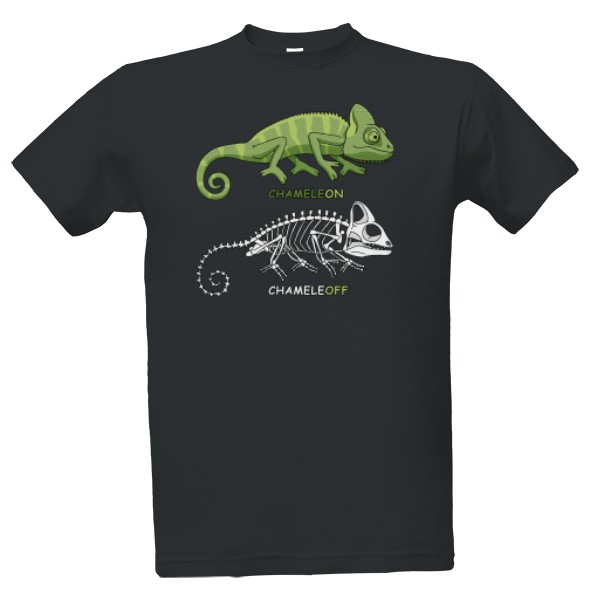 Tričko s potiskem Chameleon