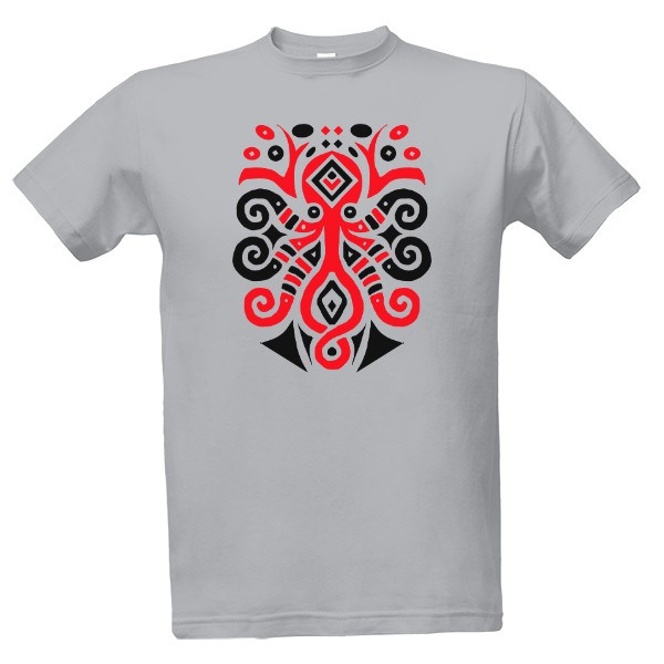 Chobotnice tribal vládce moří červená černá 