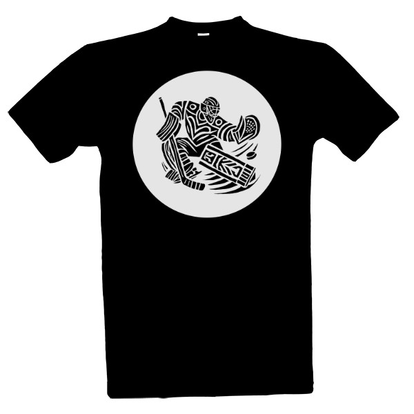 Hockey goalie tribal w
