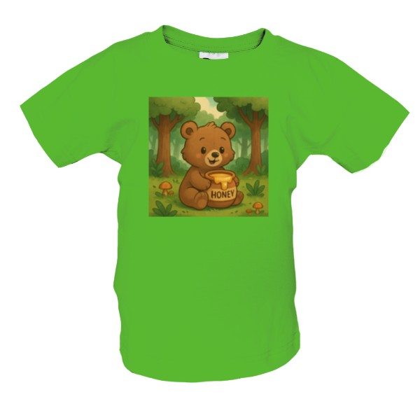 Tričko s potiskem Medvěd 