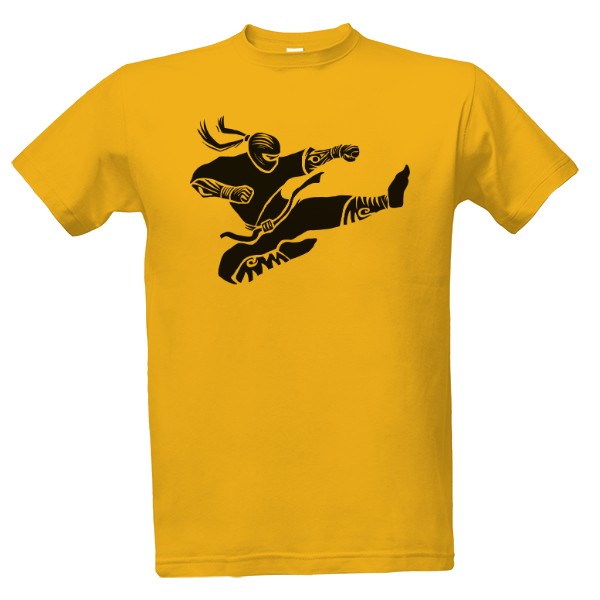 Tričko s potlačou Ninja tribal 