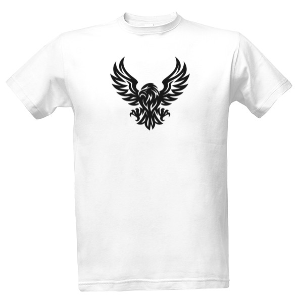 Tričko s potiskem Orel tribal