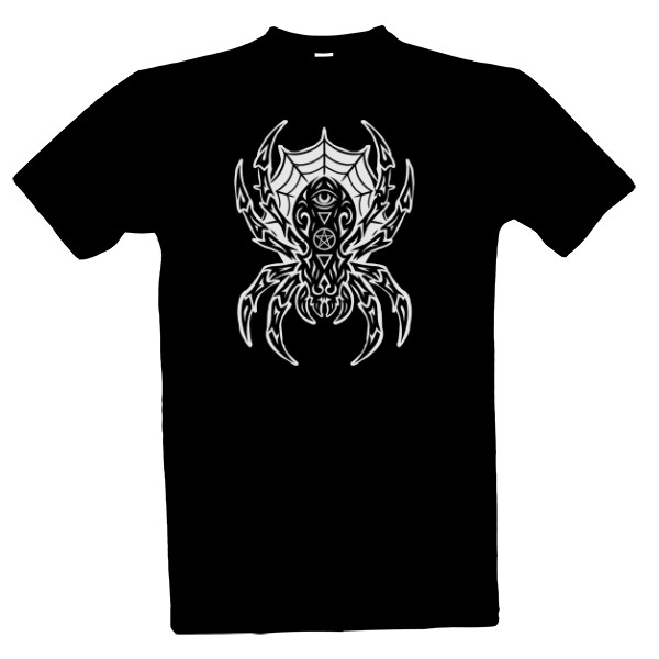 Pavouk tribal bílá 