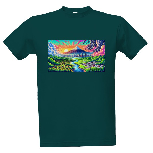 Tričko s potiskem Ráj 