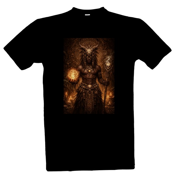 Tričko s potiskem šaman