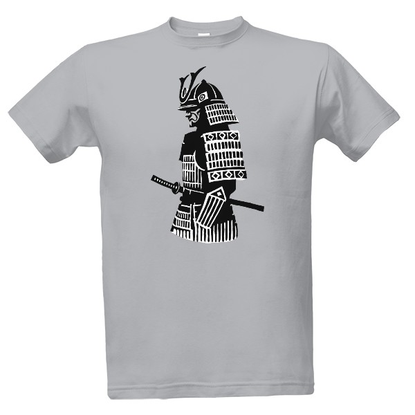 Tričko s potlačou Samurai BW