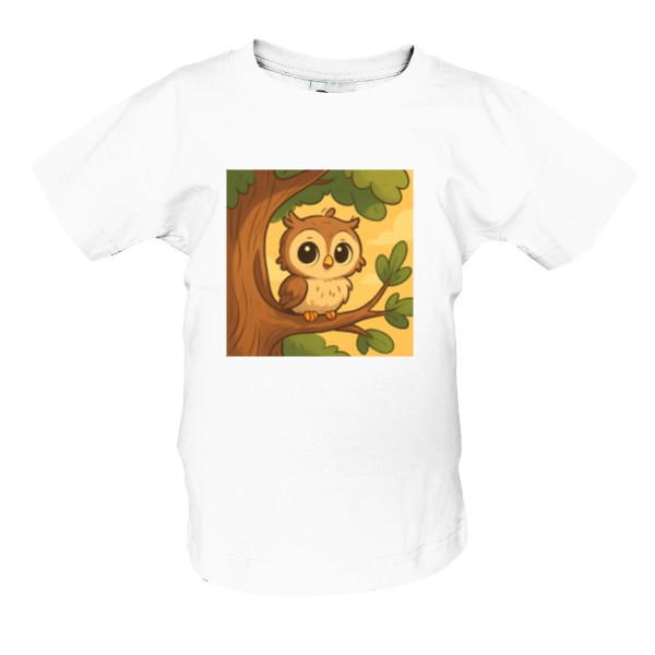 Tričko s potiskem Sovička