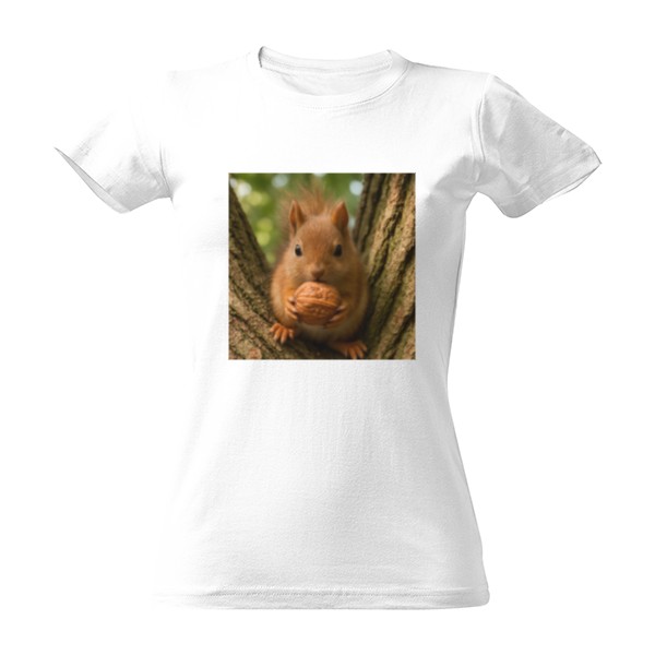 Tričko s potiskem Veverka
